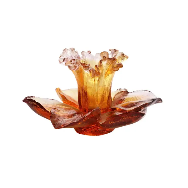 Crystal  candle stand glass decoration high-end gifts living room home desktop Creative housewarming gifts Ethnic style gifts