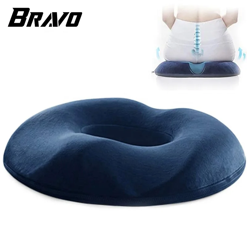 Memory Foam Orthopedic Round Donut Cushion