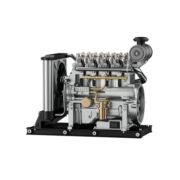 TECHING Handmade DIY Assembling DM115 Mini Four-cylinder Engine Model/Mini Engine Mechanical Toy