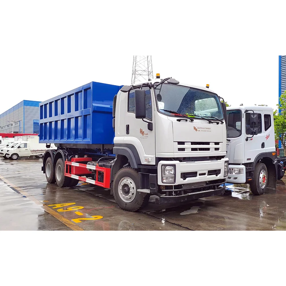 Гидравлический подъемник для мусорного контейнера ISUZU 6x4 20 тонн 25
