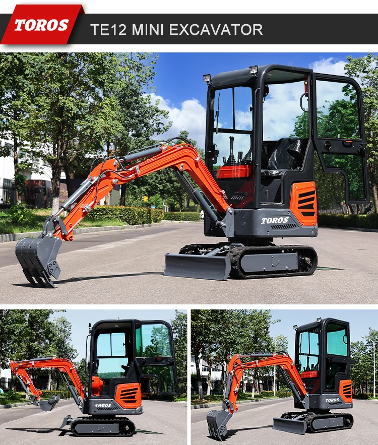 1 Ton 1.2ton Cheap Mini Excavator Small Digger 2t 1ton Best Price