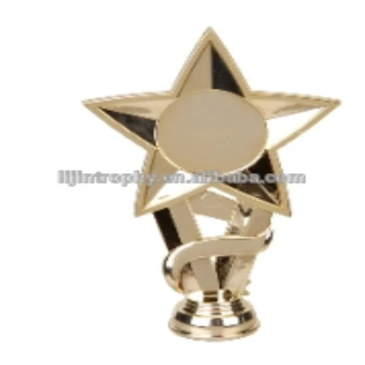 Сувенирный пластиковый Звездный трофей с золотым покрытием на заказ