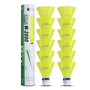 WHiZZ Volani Da Badminton In Nylon (12 Pezzi) - Per Principianti, Hobby E Sport Scolastici - 4