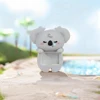 ตุ๊กตาโคอาล่าสีเทาขนาดเล็กสำหรับตกแต่ง