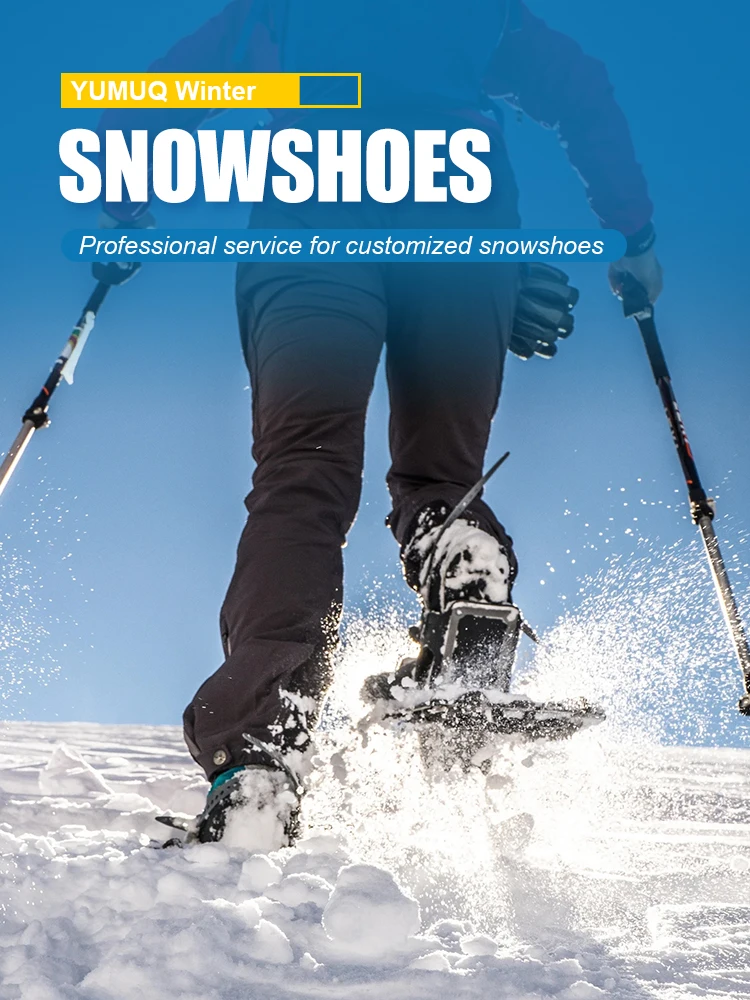 Yumuq Outdoor Snow Walking Shoes And Nonslip Snowshoes Aluminum Plus