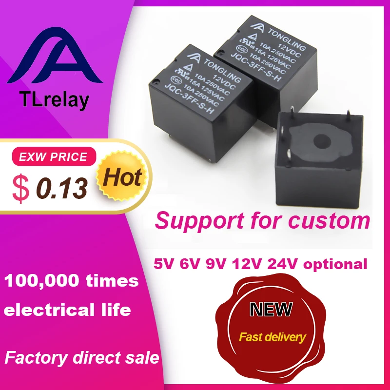 Wholesale Pcb Relay T73 5V / 6V / 9V / 12V / 24V 4 Pin Small  Electromagnetic Relays From m.