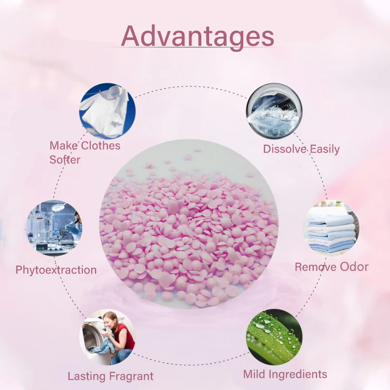 Laundry Softener Washing Machine Clean Detergent Lasting Fragrance Beads for Convenience Stores