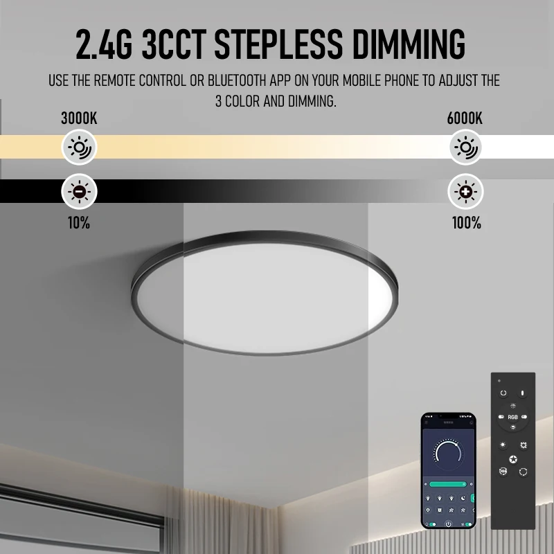 Modern Indoor Lighting Simple Round Ultra-Thin 21mm LED Ceiling Light Chandeliers Wall Hallway Corridor Lamp for living room