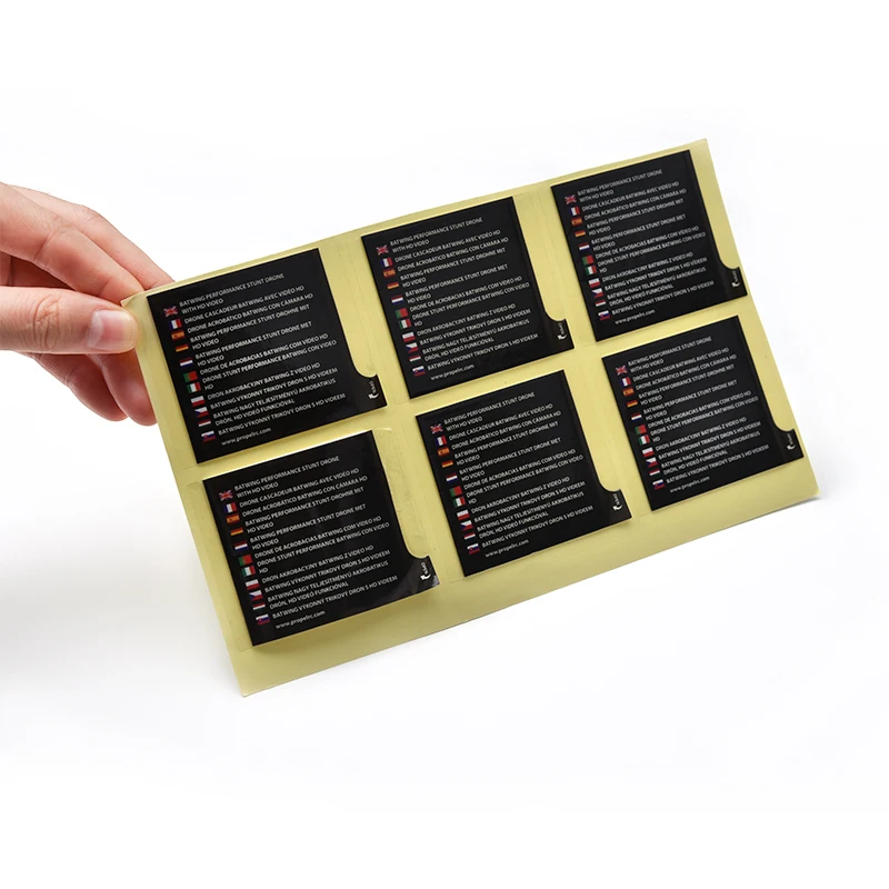 Multi Pages Label Multi Page Tear Off Sticker Labels Design Double Layer Label Paper Sticker