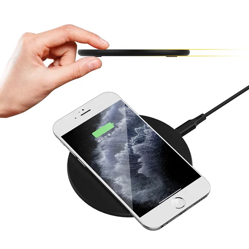 Эко VPB-236WL свет Содружественный беспроволочный зарядное устройство мобильного телефона Qi (1 шт.), соответствует стандартам Ce и защита от короткого замыкания 5 Вт я быстро перегрузки по току из АБС-пластика