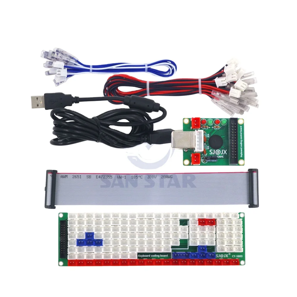 Development Keyboard Encoder Board Game Controller Kit for Joystick ...