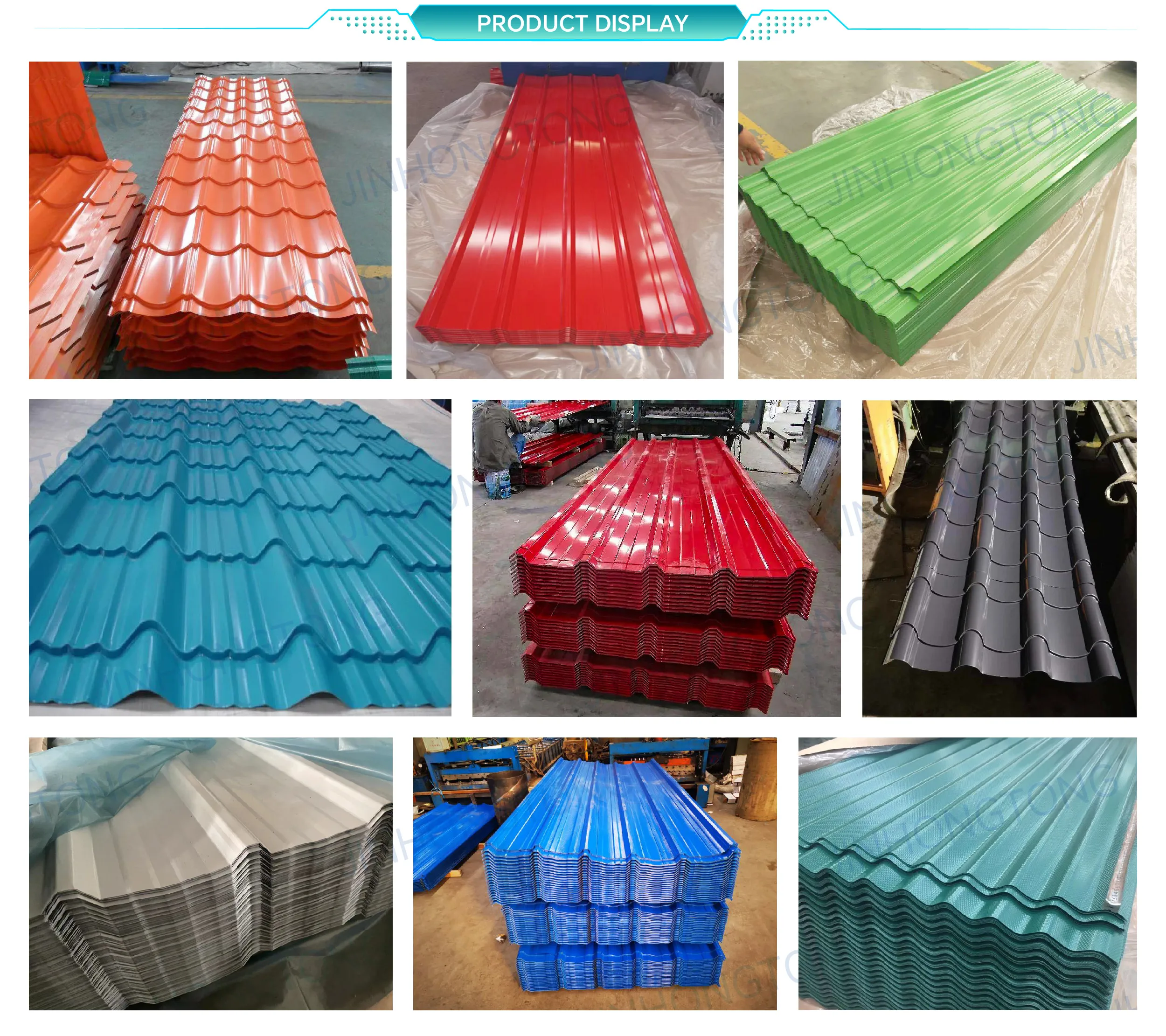 Steel Roofing Sheet Powder Coated Metal Sheets Custom RAL