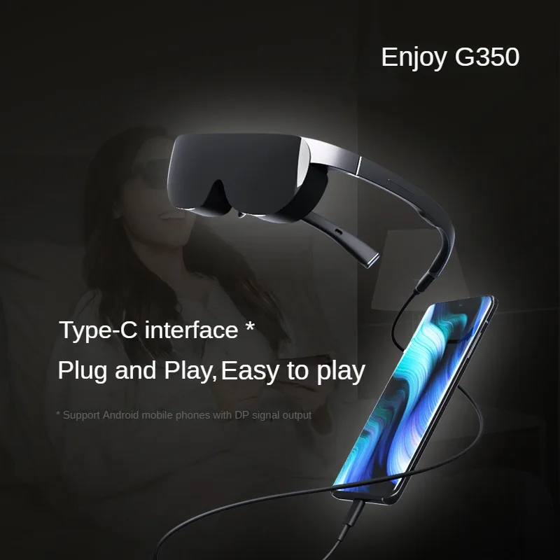GRAWOOW G350 Smart Augmented Reality Glasses for 3D Movies & Games
