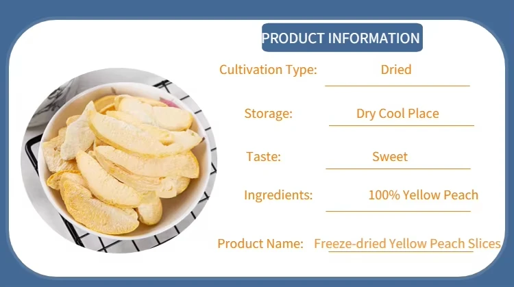 China Freeze Dried Yellow Peach Slices Factory | Bulk Wholesale Hba6ac78ff3cc40f69027eb98f96d2ee2M