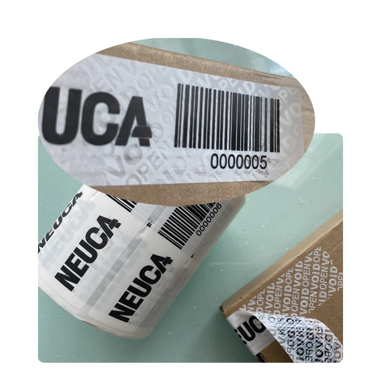 Factory Direct High Quality Evident Ps5 Warranty Total Transfer Sticker Warning Label Stickers for Candkes