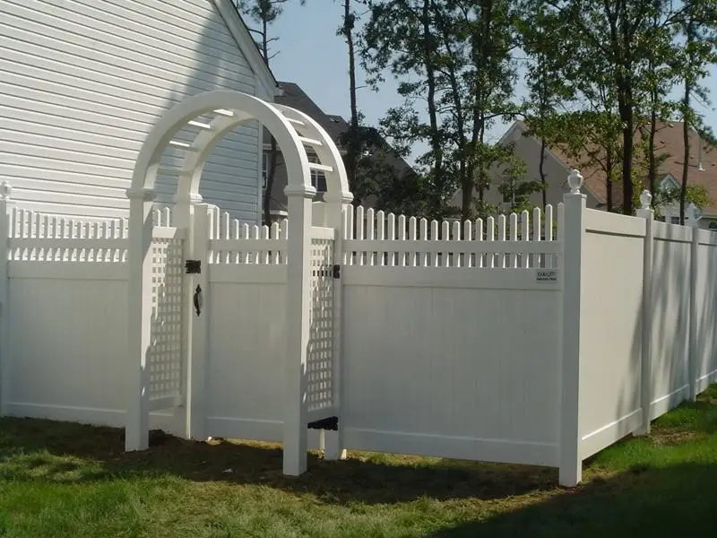 Professional Manufacture Pvc Privacy Screen Fence Panels White Vinyl Privacy Garden Cottage Fence for Outdoor