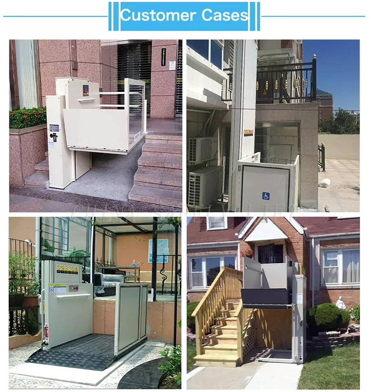 Wheelchair Lift Passenger Lift Wheelchair Elevator Home Lift For