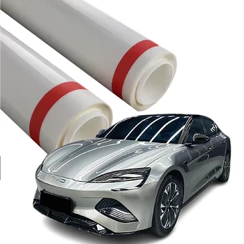 Custom Manufacturer's 9.5mil 1.52*15M Roll Anti-Scratch Self-Repair Car Paint Protection Film TPU PPF Wrap Vinyl for Body Auto