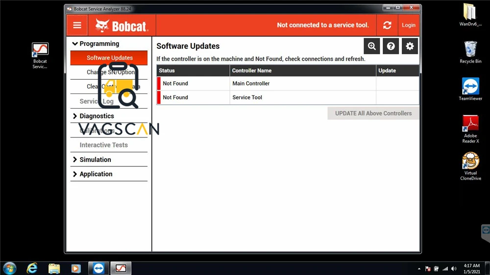 Diagnostic Tool For Bobcat Service Analyzer Diagnostic Tool Electronic