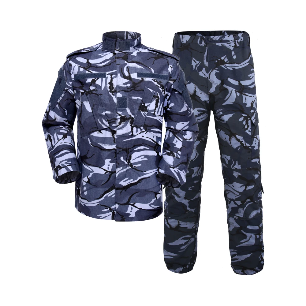 XINXING Supply Blue Camouflage Tactical Uniform for Training Games Working