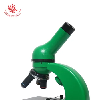 64X-2400X 単眼顕微鏡 光学式 小学校児童 科学実験 生物学教育 LED