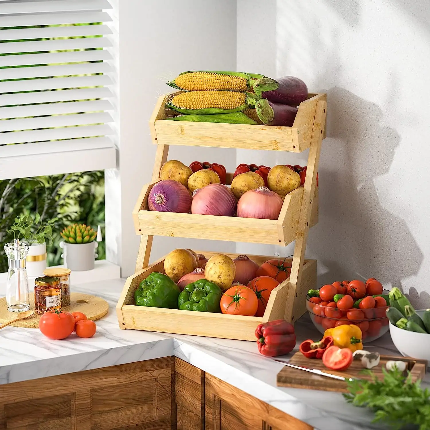 Fruit Basket 3 Tier Fruit Holder For Kitchen Countertop Buy Fruit   Hba6eefd82ec343618427da9ea05868efQ 