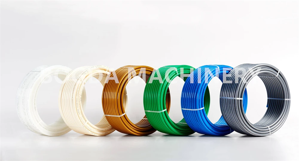 Auto PEX AL PEX Multilayer Pipe Making Machine for Hot and Cold Water, Under Floor Resistant Heat PEX Pipe Production Line