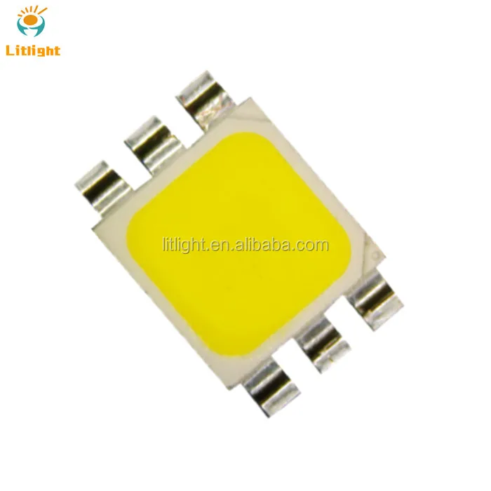 High Power Led Diode PLCC-6  Red Green Blue 3in1 6 Pins 3W 9W 8090 SMD RGB LED Chip, Warm/cool White 9080 9218 5074 Lamp Beads