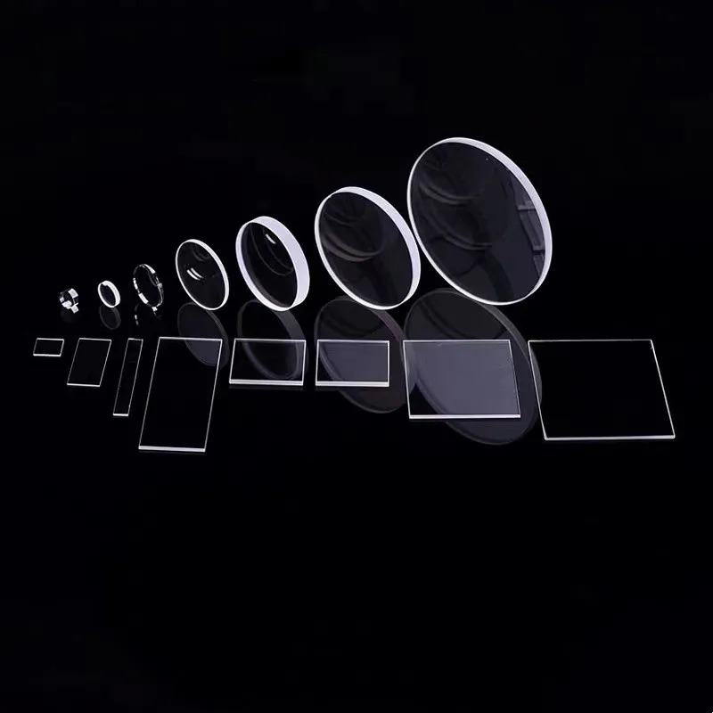 Optical Glass Protective Window K9/BK7/CaF2/BaF2/Fused Silica/MgF2/Sapphire Round Rectangle Wedge Optical Window