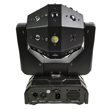 16x3W Mini Moving Head LED Light Beam Laser 3-in-1 DMX Disco DJ Light for Dance Floor for Football Parties