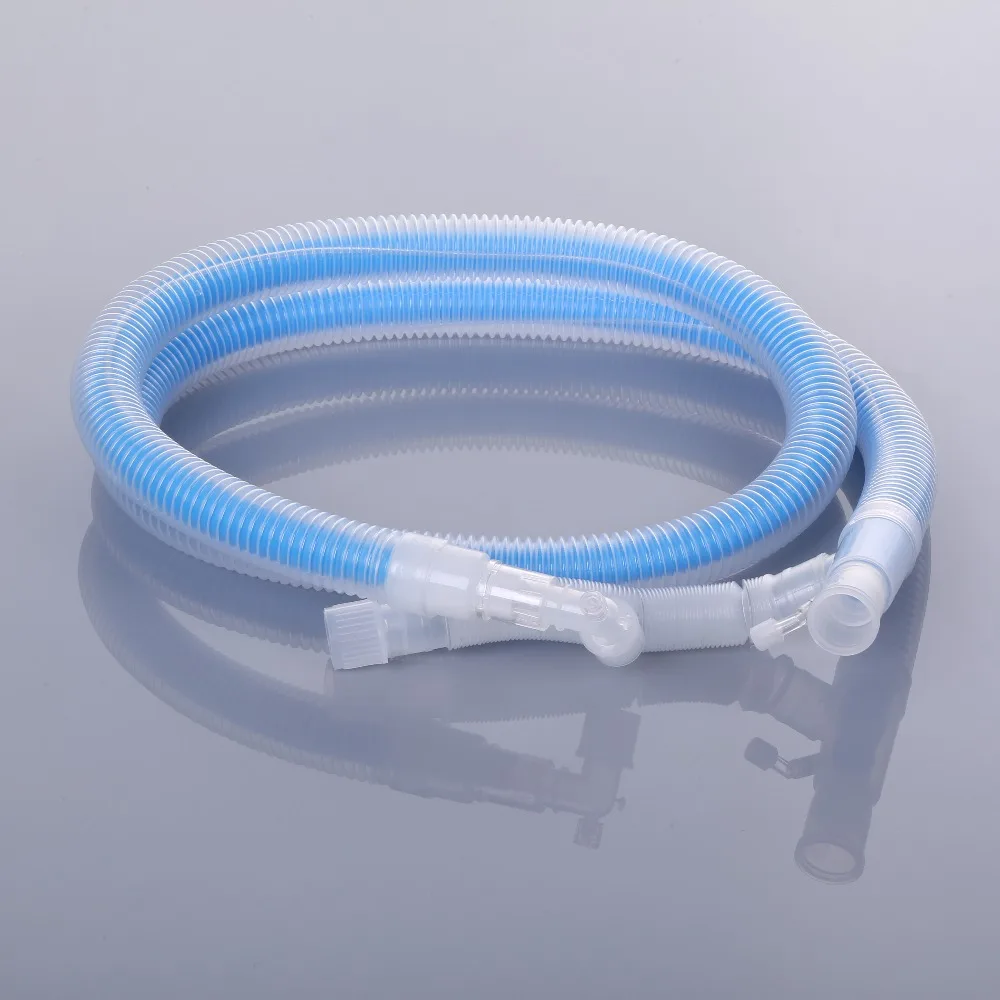 Coaxial Adult Breathing Circuit with Anesthesia Mask Breathing Bag Smoothbore Length 20cm Breathing Circuit Babies Bubble Cpap