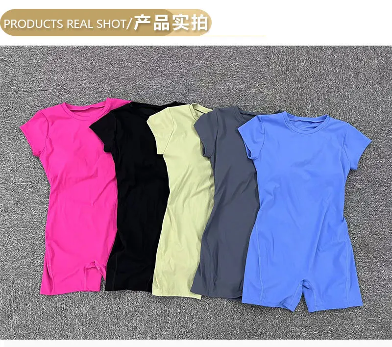 2024 Hot Selling Sexy Design Comfort Running Fitness Yoga Sports Quick-Drying Women Jumpsuit Activewear For Summer details