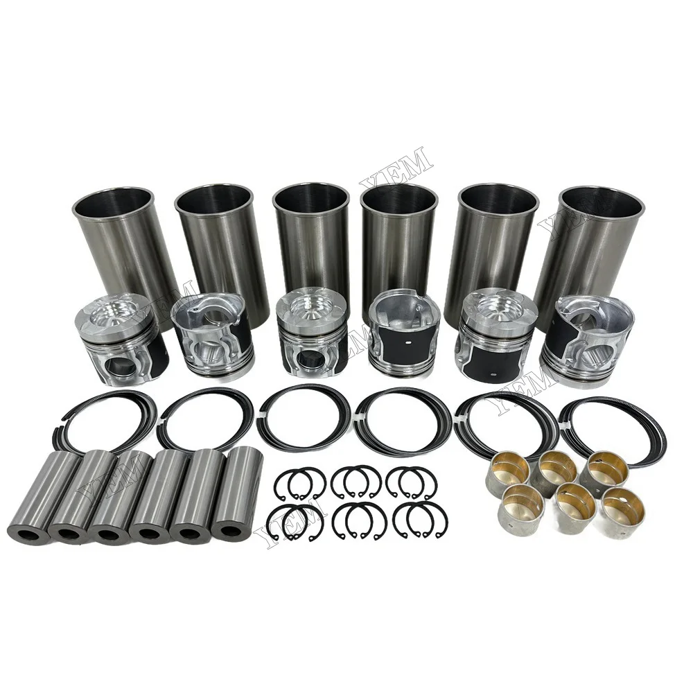 Cylinder Liner Kit Suitable for Doosan / for Develon DL08 Industrial Engine Parts 3