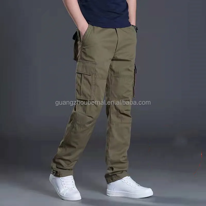 High Quality Men's Cargo Pants Durable Tactical Outdoor Casual Long ...