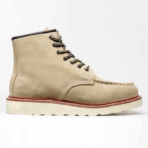 Zstep Work Shoes Men's Hiking Safety Boots Elastic High Ankle Safety Shoes Sale