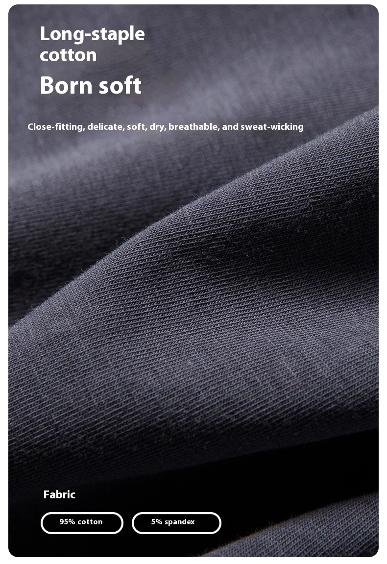 New Arrival Men's Underwear Breathable  Antibacterial Cotton Men's Briefs Cotton Men's Underpants Custom OEM Supplier