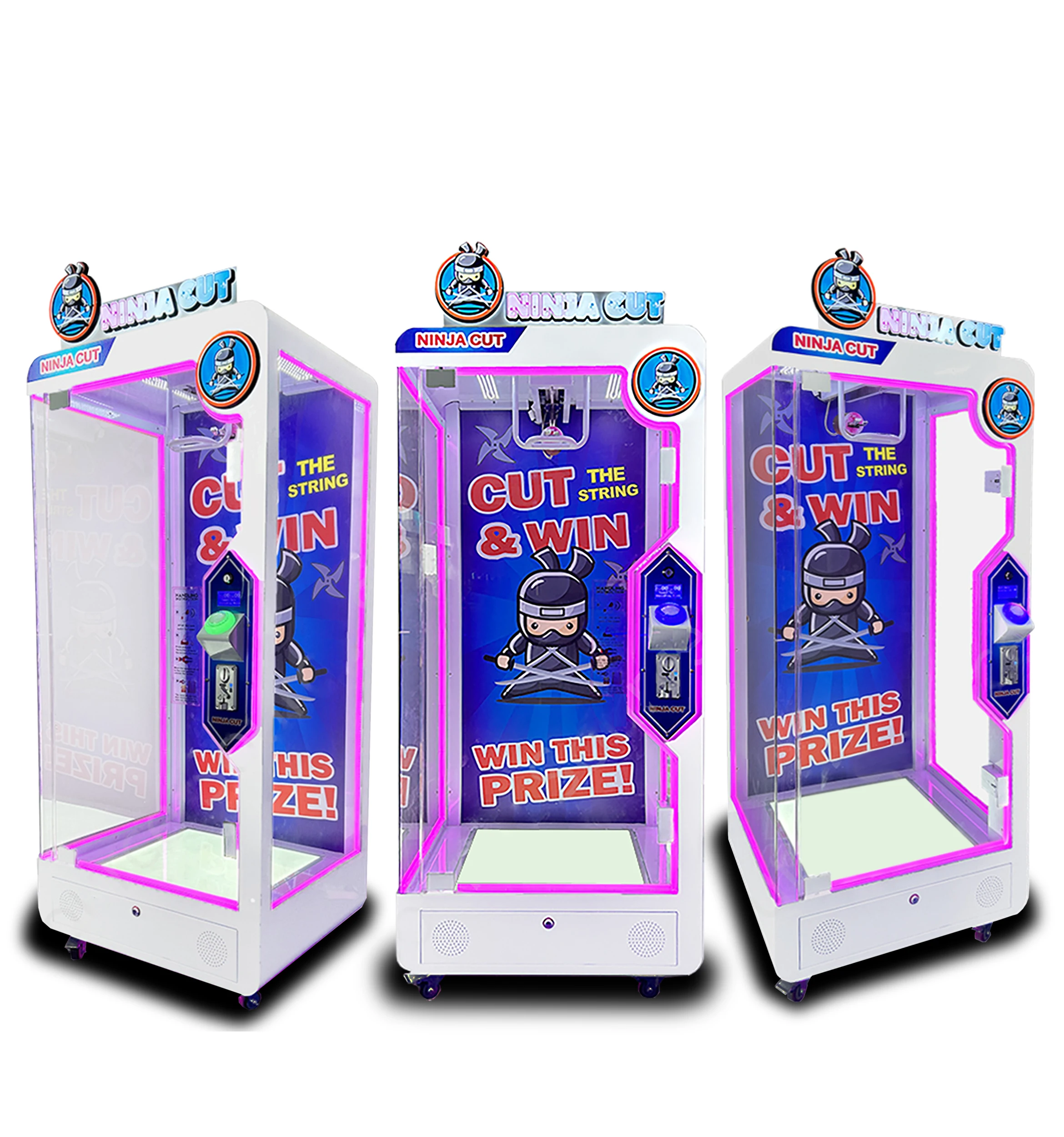 Pink Date Cut Prize Coin Amusement Arcade Game Machine Fashion Style Vending Machine Big Toy Cutting Claw Game for Sale