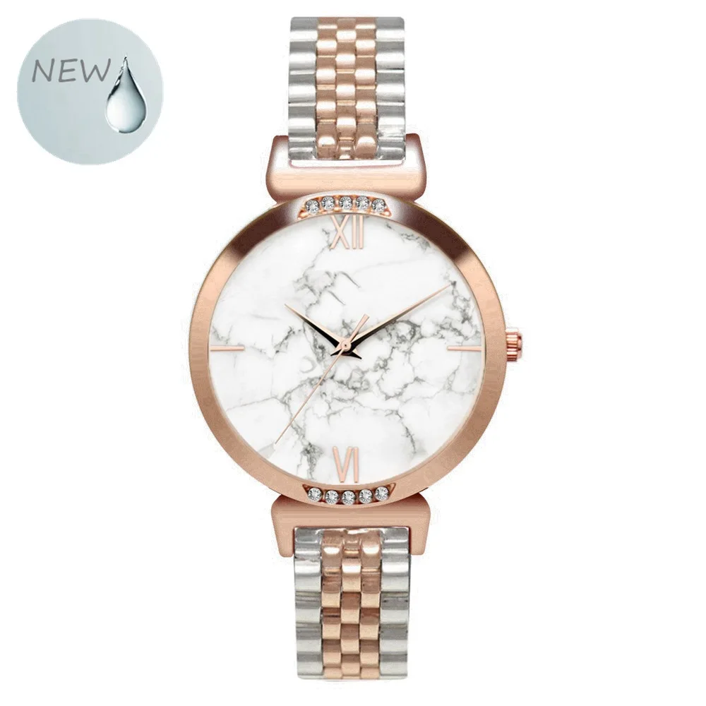 2020 Best Model Custom Own Logo Marble Wrist Watches Quart Movement