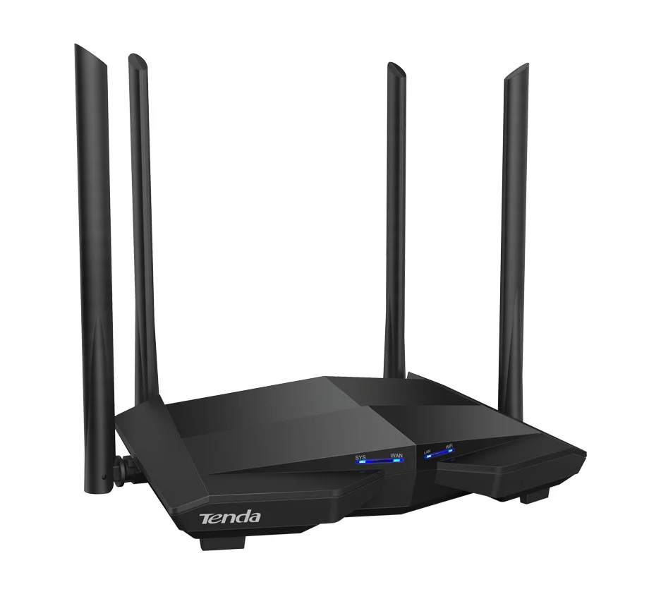 High Performance Wireless Tenda Brand AC10 Router 300Mbps Wifi AC1200 Dual Band Gigabit 5G 867Mbps Factory