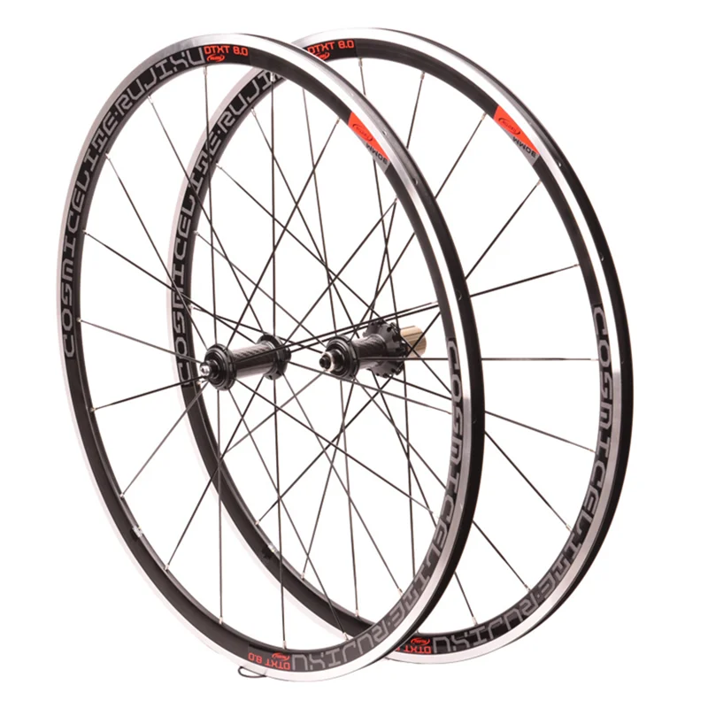 RUJIXU 700C Road Bike Wheelset - Aluminum Alloy 30mm Clincher with