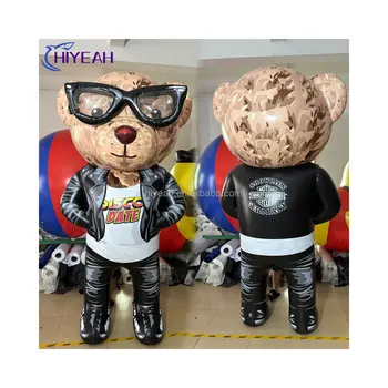 Hot Selling Advertising Inflatable Bear cartoon Bruin Characters For Events /  Promotion Sale