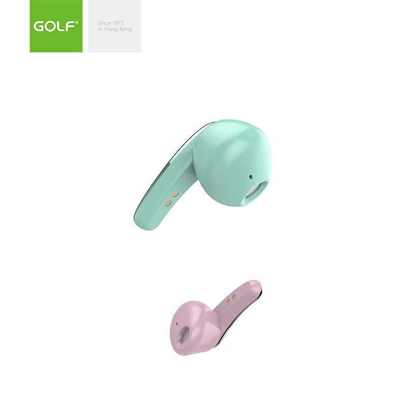 Беспроводная гарнитура GOLF In Ear, оптовая цена, портативные наушники 230 мАч с зарядным футляром