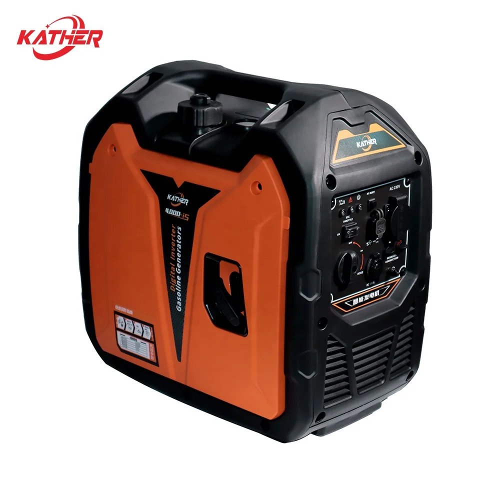 3kw 3kva Arranque por Retroceso Super Silencioso Generador de Gasolina Inversor 230v Acampada al Aire Libre Uso Doméstico Generadores de CA Inversores