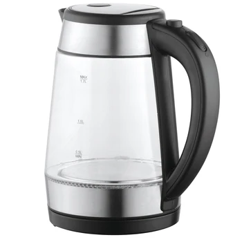KT1710 Hot sales 1.7L Temperature changeable Electric Glass Kettle