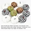 Black white linen green mix
