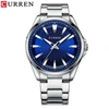 5 Silver Case Blue Dial