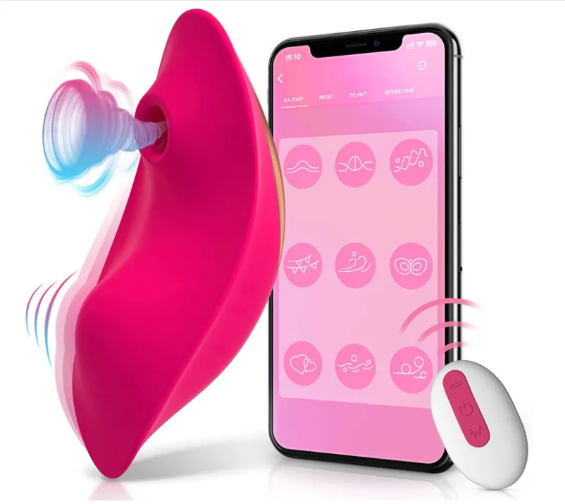 Wholesale OEM APP Remote Control Clitoris Panty Women Sex Toys Panty Wearable Vibrator for Two Without Sound
