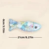 Blue glittering fish