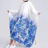Blue and white goddess wrap cloth