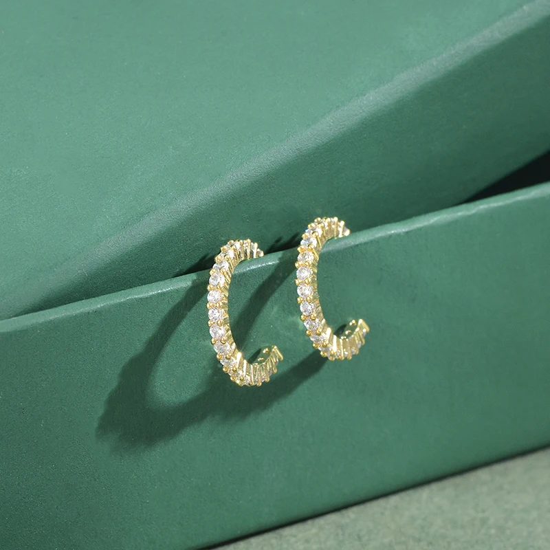 ED63828 Korean Bangkok Earrings Trendy Gold Plated Set